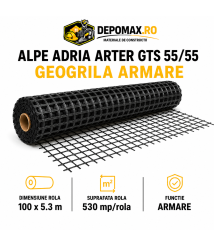 Alpe Adria Arter GTS 55/55 Geogrila de armare 5,3 x 100 m, 530 mp/rola